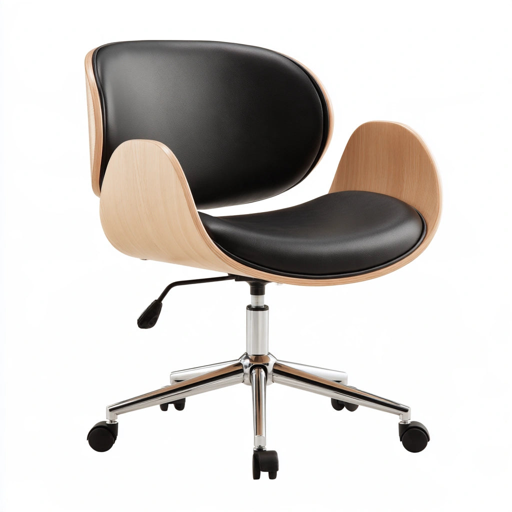 Fauteuil de bureau ergonomique aux lignes épurées, coloris gris