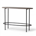 Console d'entrée aux lignes épurées, coloris gris